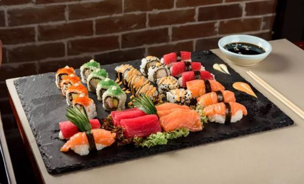 20FOUR | Sushi Platter with Optional Soft Beverage or House Beverage: