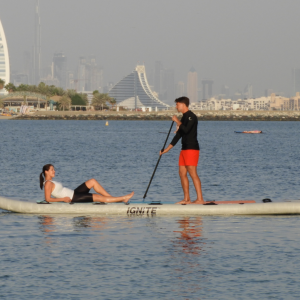 Stand Up Paddle Boarding on The Palm Jumeirah - Giant SUP Rental for One Hour