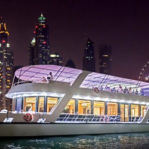 Dubai Marina Dinner Cruise with Live Music - 90 Mins For 1