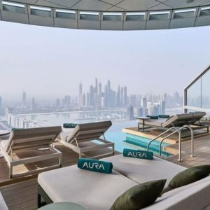 Rise with AURA, Sunrise Pool Experience - Marina View 2nd Row beds