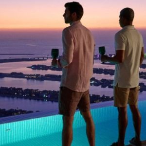 Aura Skypool Night Swim - Evening Pool Experience, Burj High table For 1